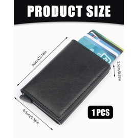 MYGLOAR Mens Wallet Mini Wallet for Women Men Slim Wallet with Coin Pocket and RFID Protection Wallet Leather 8 Credit Card Slots Card Holder for Men