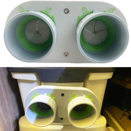 ZZHANFF Upgraded Y Adapter - Compatible With Fes-tool Dust Extractor/Vacuum Hose Splitter, For CT 26/36/48