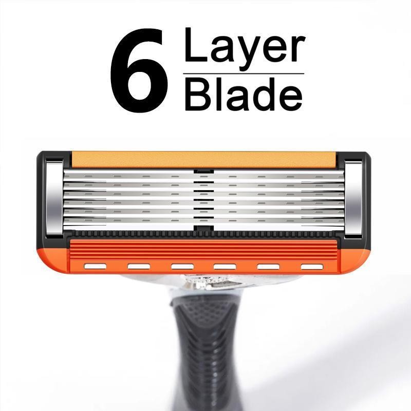 Men's Razor Blade Replacement, 48pcs Razor Blade & 1 Count