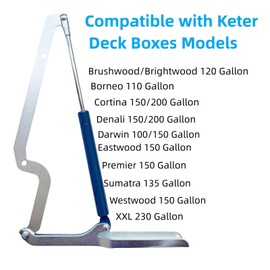 Deck Box Hinge Replacement for Keter Deck Box Hydraulic Hinge Replacement Parts, 2PACK