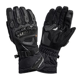 Fdit Guantes para Motocicleta, Guantes De Carreras Powersports con Pantalla Táctil Guantes Protectores Impermeables Y Resistentes A Las Caídas para Deportes Al Aire