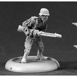 Kroid Machine Gunner Reich of The Dead Series Miniature by Reaper Miniatures