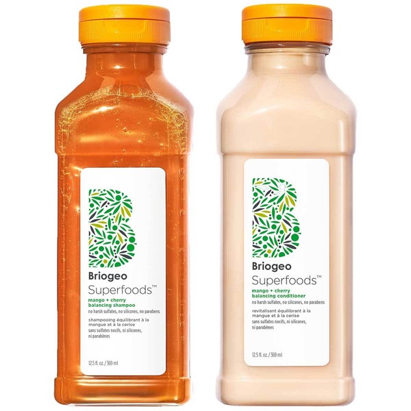 Briogeo Briogeo Superfoods™ Mango + Cherry Balancing Shampoo + Conditioner Duo,