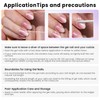 OAUEE Semi Cured Gel Nail Strips | 20 Gel Nail