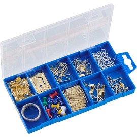 Connex Assortment Box - Pre-sorted Parts in Practical Plastic Box - Suitable for Home, Workshop etc. / Ironmongery Assortment Box, multicolour, DP8500058