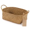 Seagrass Woven Baskets for Storage Natural Shelf Basket with Handle