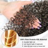 Curly Clip in Hair Extensions for Black Women 6PCS Protein