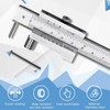 Yuecoom Parallel Crossed Caliper, 0-200mm Stainless Steel Vernier Scribing Caliper