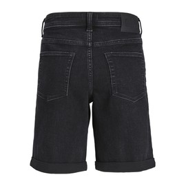 JACK & JONES Boy Jeans Shorts Relaxed Fit Jeans Shorts For Boys, black denim