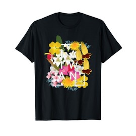 Flowers of Taiwan Word Art - Taiwanese Pride T-Shirt