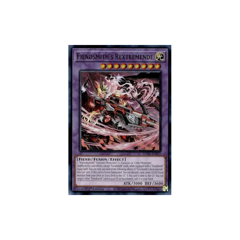 Fiendsmith's Rextremende - SUDA-EN037 - Ultra Rare - 1st Edition