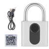 Bluetooth Padlock Intelligent Fingerprint Phone APP Lock Set for Dormitory