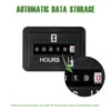DC 6V-80V Mechanical Hour Meter - YOOREAL Hour Meter No