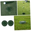 BESPORTBLE 3Pcs Golf Putting Hole Cup Cover Durable Plastic Golfs