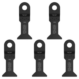 5 x 45mm TopsTools RV44L_5 Fine Tooth 13mm HEX Fitting Long Blades Compatible with Draper MT250A 23038, MT250 31328, Wickes 235510, Renovator Multitool Multi Tool Accessories