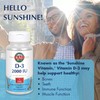 KAL D-3 2000 IU Sugarless Chewable Vitamin Tablets, Cinnamon, 100