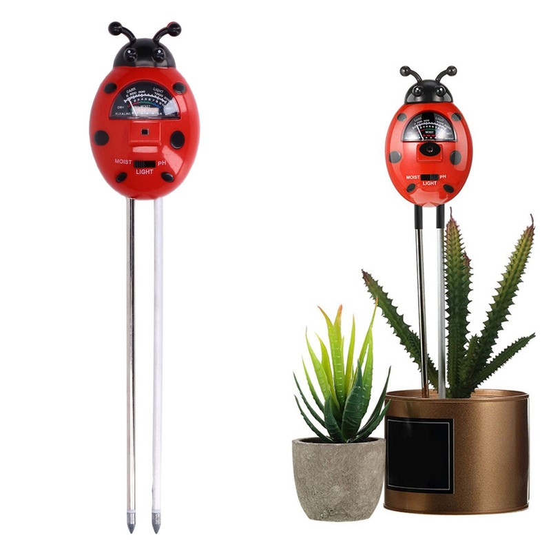 Moisture Meter 3 Calibration Tables Ladybug Shape Simple Operation Multifunction