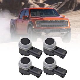 FZJDSD 4Pcs Rear Reverse Backup Parking Aid Assist Sensor Compatible with Ford F-150 F-250/F-350/ F-450/ F-550 Super Duty 2015 2016 2017 2018 2019 2020 Replace HC3Z15K859A FL3Z15K859B