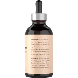 Coera Niacinamide Serum with Zinc | 4 fl oz | Moisturizer for Face and Skin | with Hyaluronic Acid | Professional Strength Formula | Free of Parabens, SLS & Fragrances | Packaging May Vary