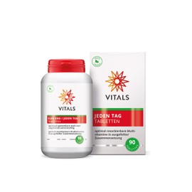 Vitals - Everyday Multivitamin 90 Tablets Vegan. Optimally Absorbable Multivitamins in Sophisticated Composition. Contains Calcium and Magnesium from a Natural Source Aquamin