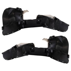 TRQ TRQ Front Inner Fender Liner Set Compatible with 2017 Jeep Compass CH1248189 CH1249160