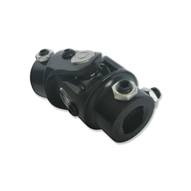 IMOOA Chrome 24" Steering Shaft & Black 3/4" DD x 13/16"-36 Spline Universal U Joint Kit