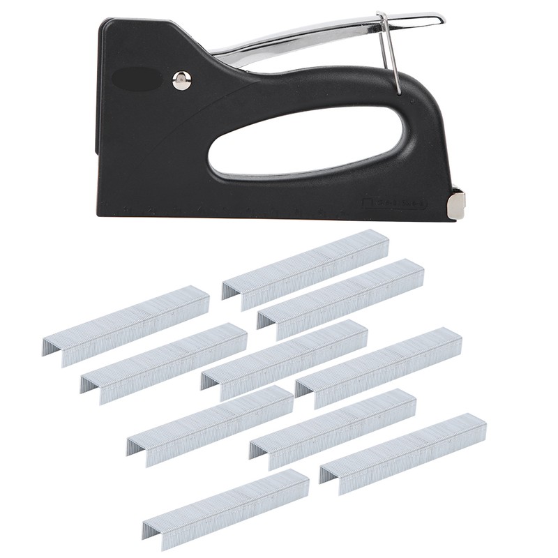 Manual Staple Nail Gun ABS Plastic Shell for Wooden Picture