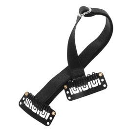 Sewroro Banda Reafirmante Facial Negra Ajustable para Estiramiento de Piel Flácida Cinta Elástica para Lifting y Mejora del Contorno Facial Correa par