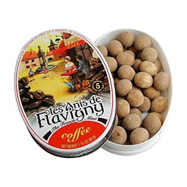 Coffee - Abbaye de Flavigny Tin Anise drops all natural 1.8 oz, One