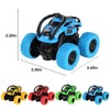 Friction Powered Monster Trucks for Boys Girls, 4WD Push and