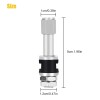 GEARZAAR 10* Stainless Steel Wheel Tire Valve Stems Hight Pressure