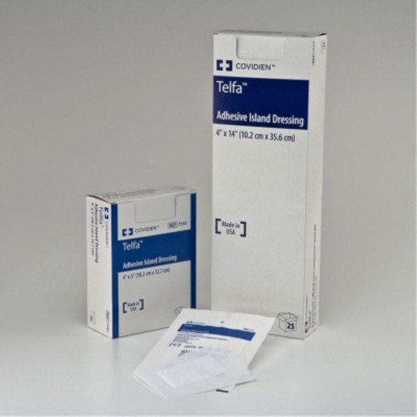 TELFA Ouchless Non-Adherent Dressings - Sterile - 2x3 - Box of 100 - Model 1961
