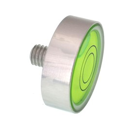 Screw metal universal horizontal bubble water level, level fixed installation, level, circular bubble (25 * 16mm（M6）)