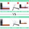 Easy Fan Lashes C-0.03-8 Self-Fanning Eyelashes for Volume Technique C