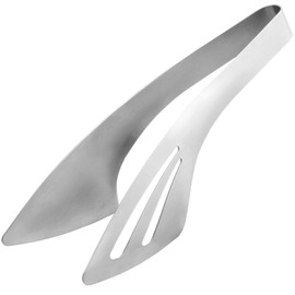 Ernest A-77875 Tongs, Pinching, Scoop, Serve with Hot Water, Colander (Exquisite Tongs), Stainless Steel, Mini, Popular Brand of Major Restaurants A-77875