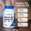 Nutricost Vitamin K2 (MK7) (100mcg) + Vitamin D3 (5000 IU)
