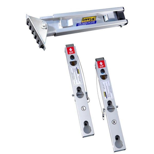 Levelok LL-STB-2QC Ladder Accessories, Chrome