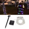Solar Rope String Lights Waterproof Low Voltage LED Light Beads