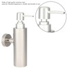 Wall Mounted Home Bathroom Stainless Steel Round Manual Hand Liquid