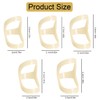5pcs Oval Finger Splint, Comfort Oval Finger Protector， Finger Support