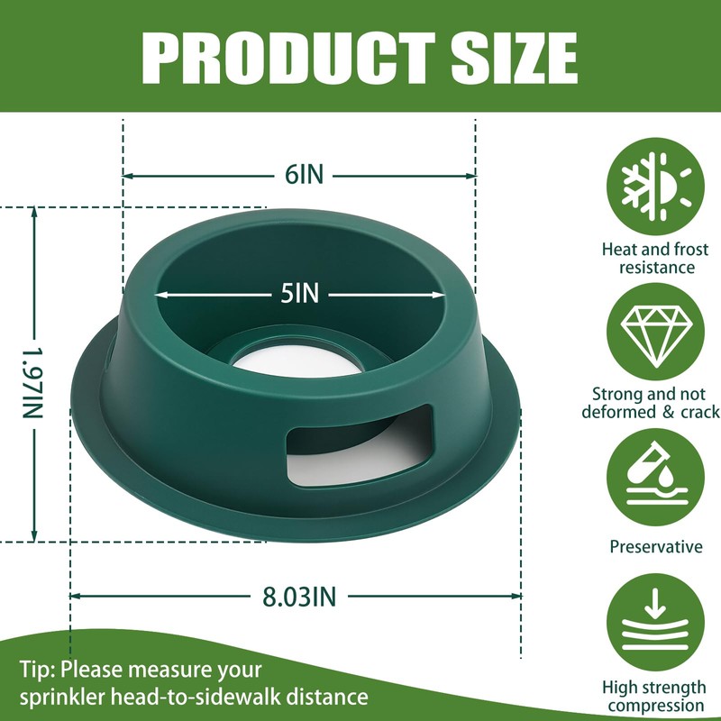 Lawn Sprinkler Protectors Donut for Hunter PGP etc Series Outside