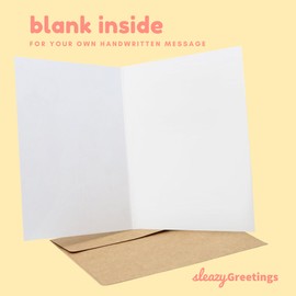 Sleazy Greetings Funny Happy Mother's Day Card For Mom From Daughter Son | 5 x 7 Funny Birthday Card For Mom With Matching Envelope | To The Best Mom Ever From The Best Daughter Ever Card