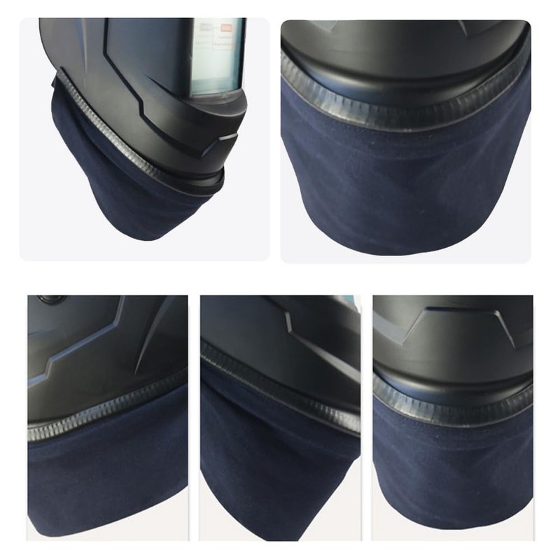 Welding Helmet Bib Split Helmet Bib with Press Fit Gasket