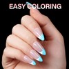 AILLSA Medium Almond Nail Tips Soft Gel Pre-Shaped Acrylic Nail