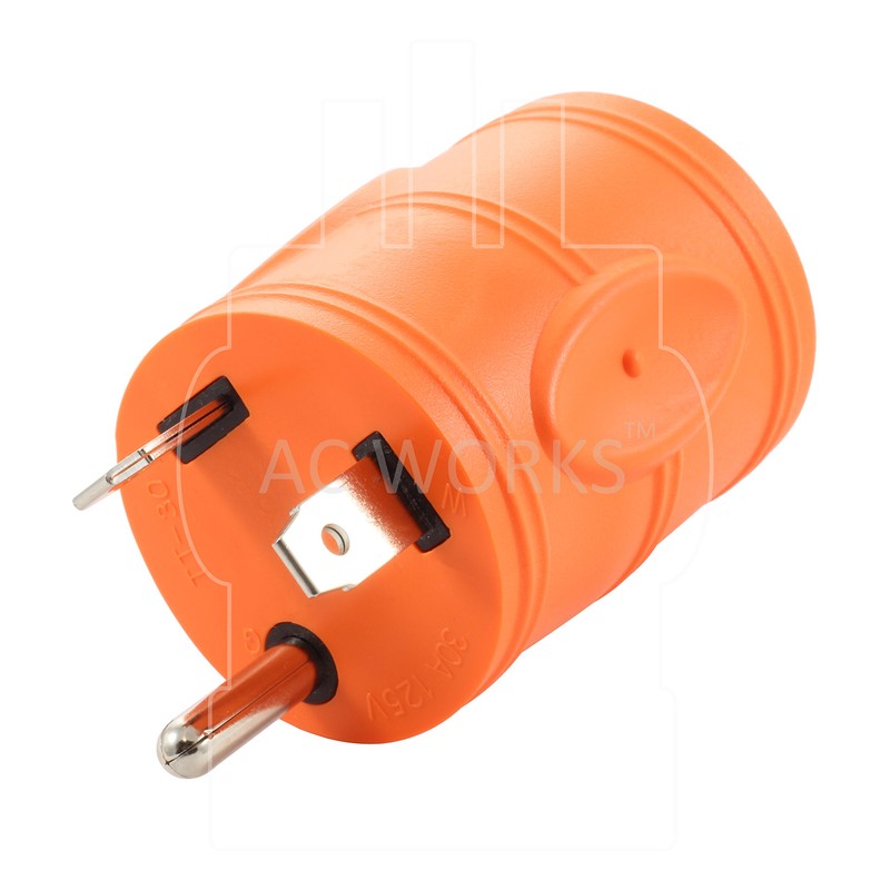 AC WORKS [ADTTL530] Generator Adapter RV 30Amp TT-30P to L5-30R