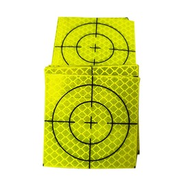 Sharplace 100x Reflective Tape Survey Targets Reflector Target Sheets for Tunnel Engineering, 4cmx4cm