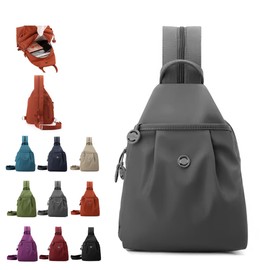 Vovtva Bag, Street Lite Chic Versatile Travel Bag, Waterproof Oxford Large Capacity Convertible Shoulder Bag (Grey)