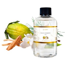 YANCY Night Swimming Luxury Collection Fragrance Oil (4 oz), Fresh Marine and Floral Scent, Soothing Aroma for Diffusers, Oil Burners & Aroma Lamps, Ideal for Nighttime Relaxation