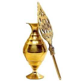 Surmedani Traditional Embossed Decorative Box, Gold, 15.2 cm (6 Inch), Pack of 1