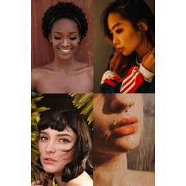 Bone Nose Rings Stud 316 Stainless Steel Horseshoe Septum Nose Ring Hoops Hinged Tragus Daith Cartilage Piercing Earrings Set